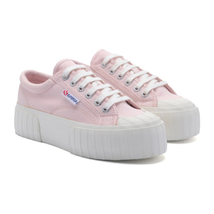 Superga - Sneakers Donna Rosa - 2631 Stripe Platform