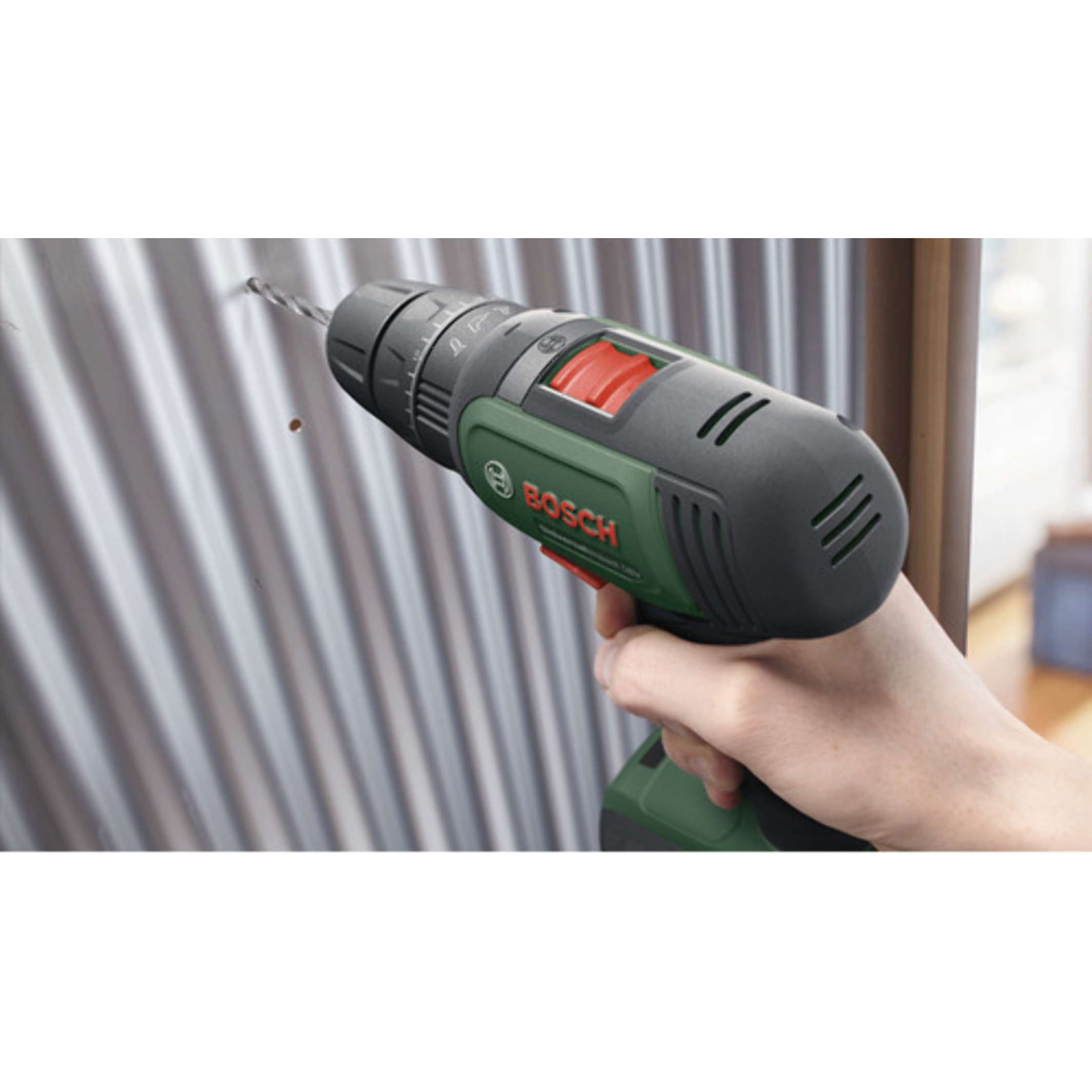 Perceuse à percussion Universal Impact + Ponceuse AdvOrbit - BOSCH - avec 2 batteries18V 2Ah - chargeur - coffret - 06039D410A