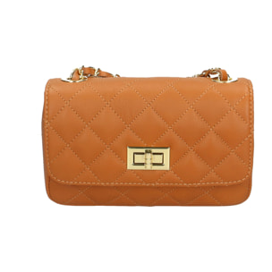 Chicca Borse Borsetta Clutch Cuoio