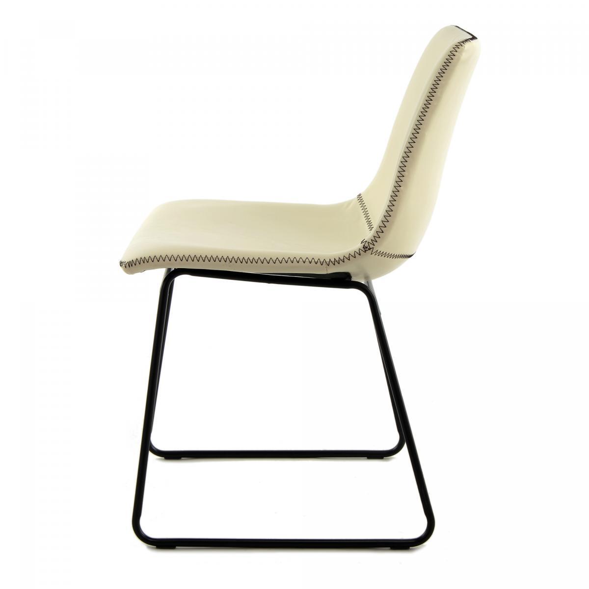 Lot de 2 chaises BILI Partiellement fabriqué à la main