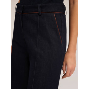 Motivi - Jeans palazzo con piping - Blu