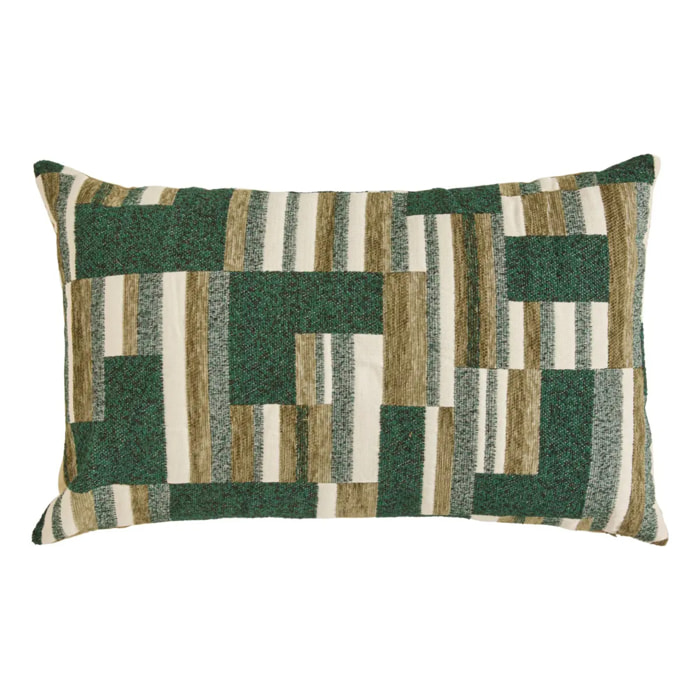 Coussin Calix vert Kaki 50x30cm