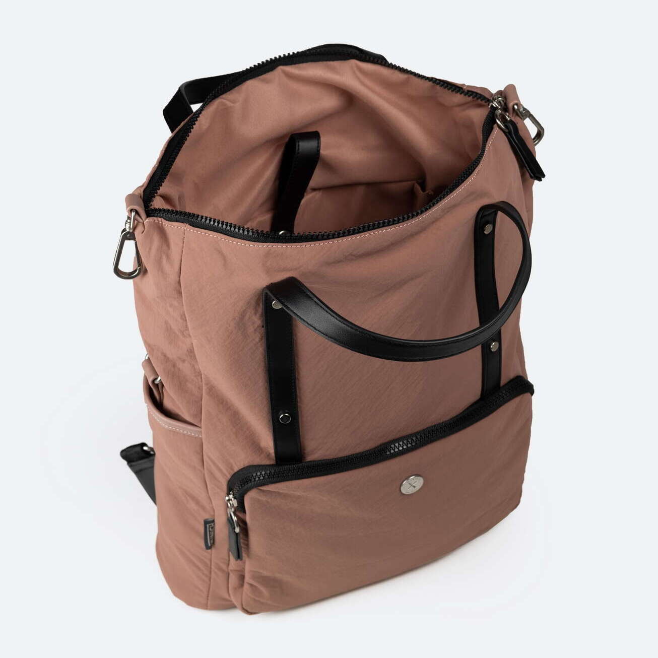 BLOOM BACKPACK SQUARE ROSE