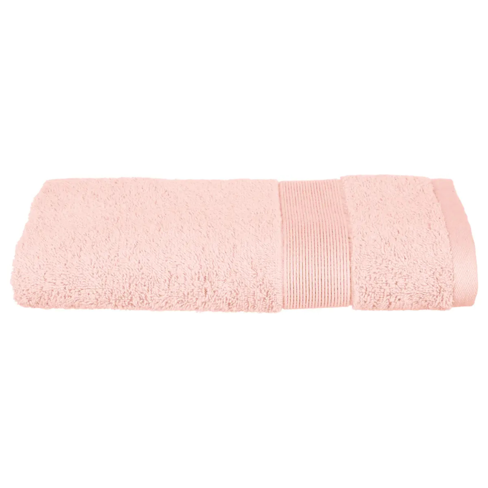 Serviette de toilette "Essentiel" coton rose 50x90cm