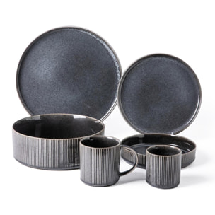 Lot de 2 mugs noir - "Charbon"