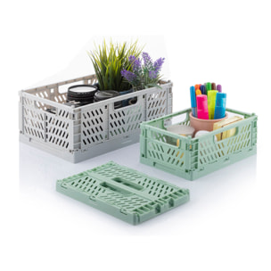 Set de 3 Cajas Organizadoras Plegables y Apilables Boxtor InnovaGoods