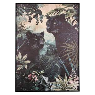 Toile imprimée encadrée Lacey vert 50x70cm