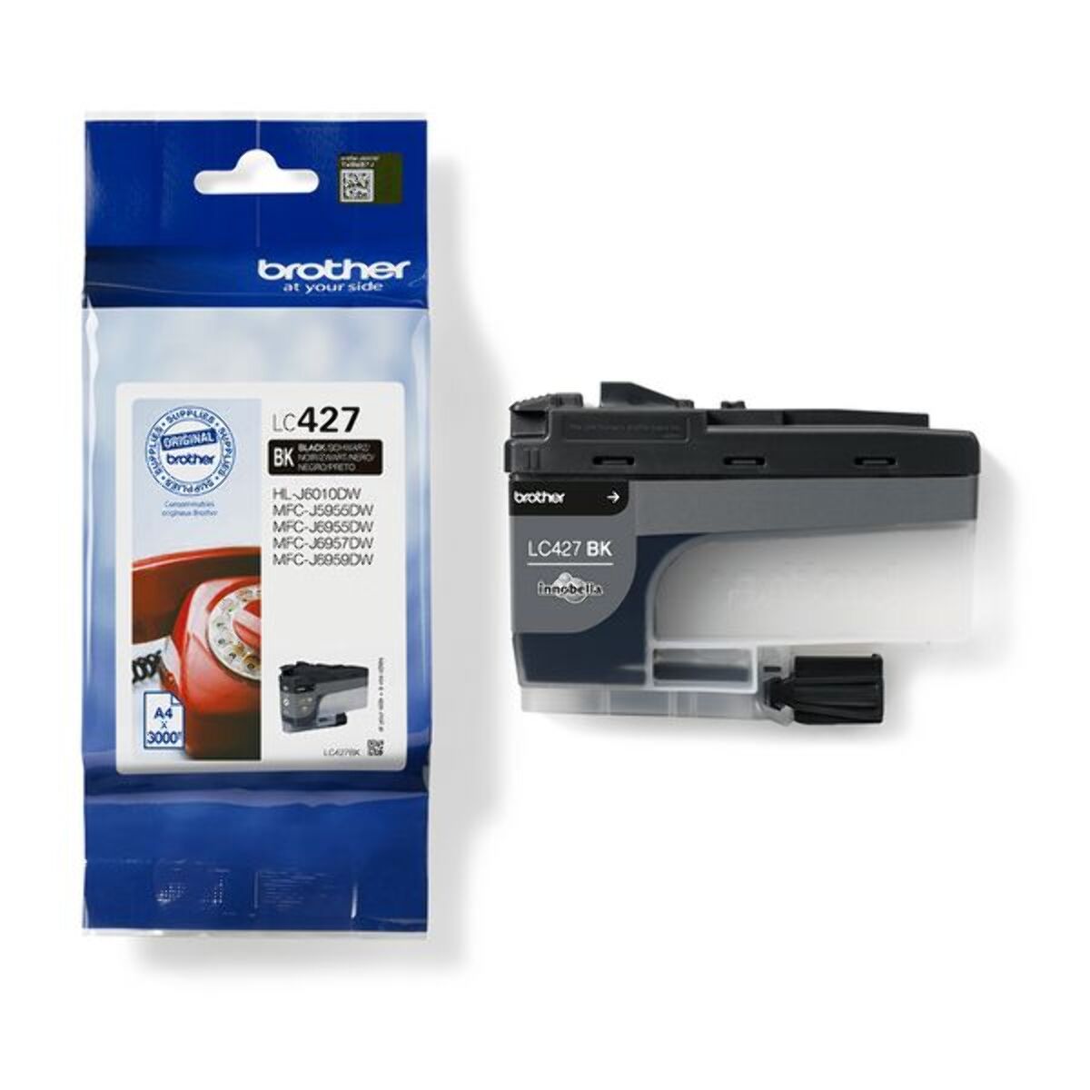 Cartouche d'encre BROTHER Originale LC427 Noire Standard - LC427BK