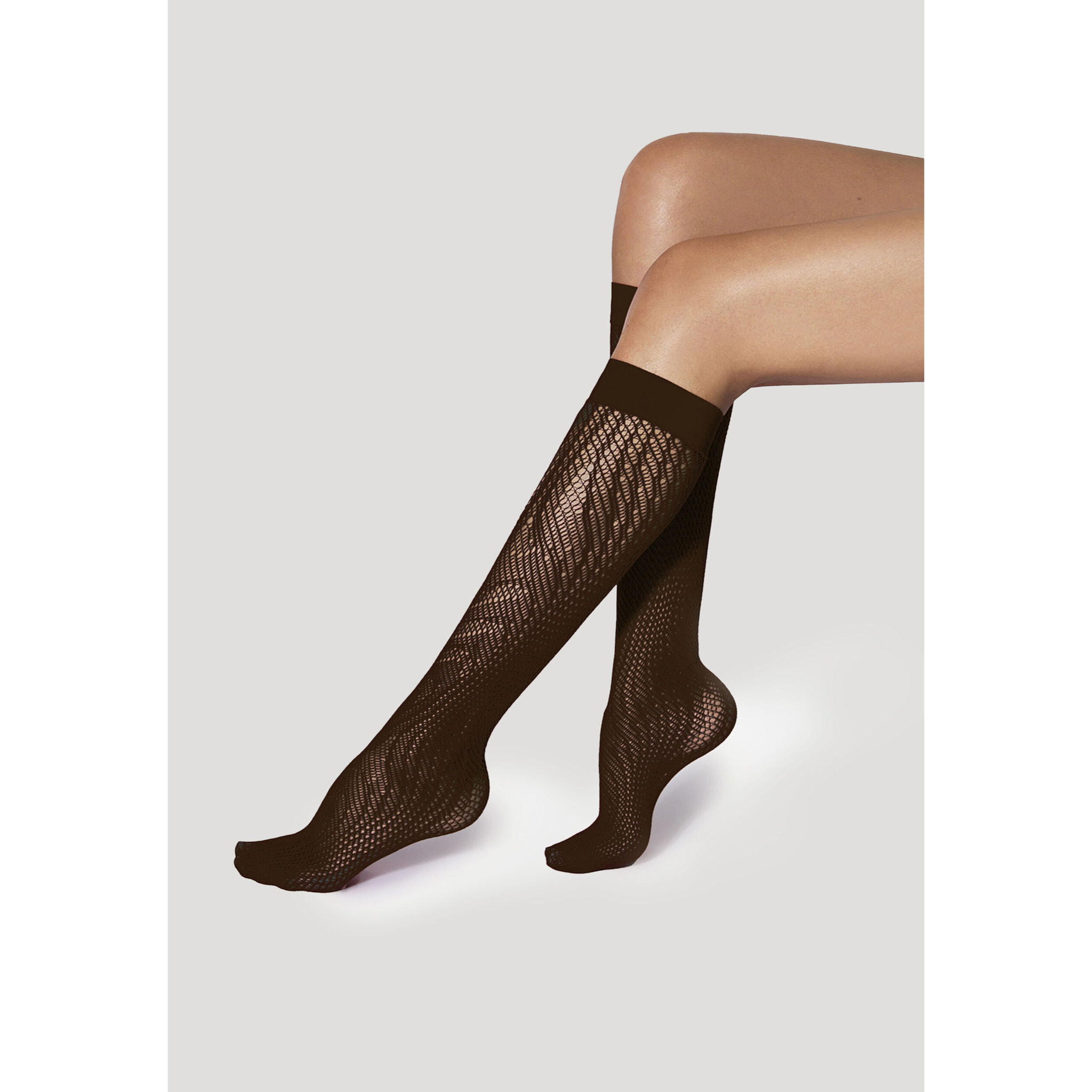 Gambaletti Snake Net Knee-Highs