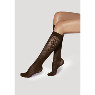 Gambaletti Snake Net Knee-Highs