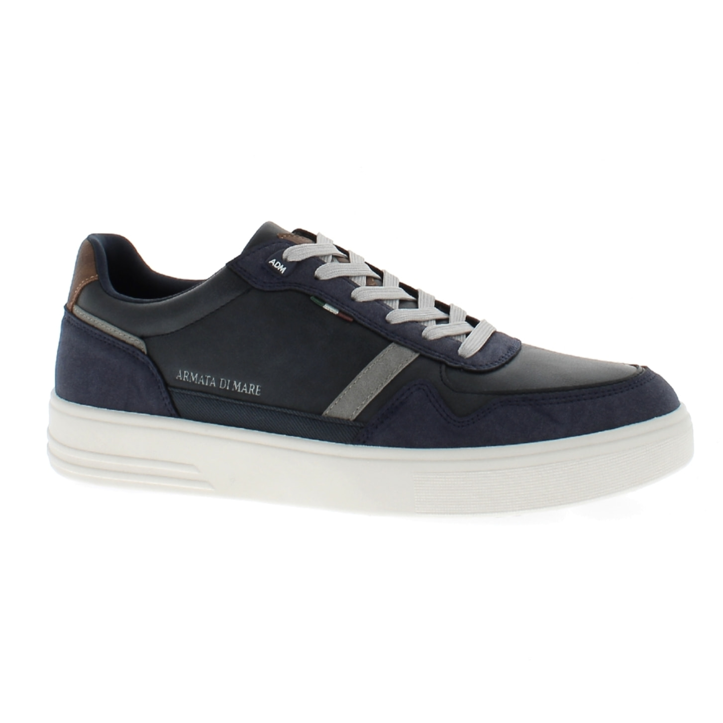 Armata di Mare Scarpe Uomo Sneakers Basse Stringate con Soletta Rimovibile in Memory Foam AMU W24M608 Navy