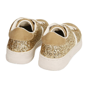 Sneakers oro glitter