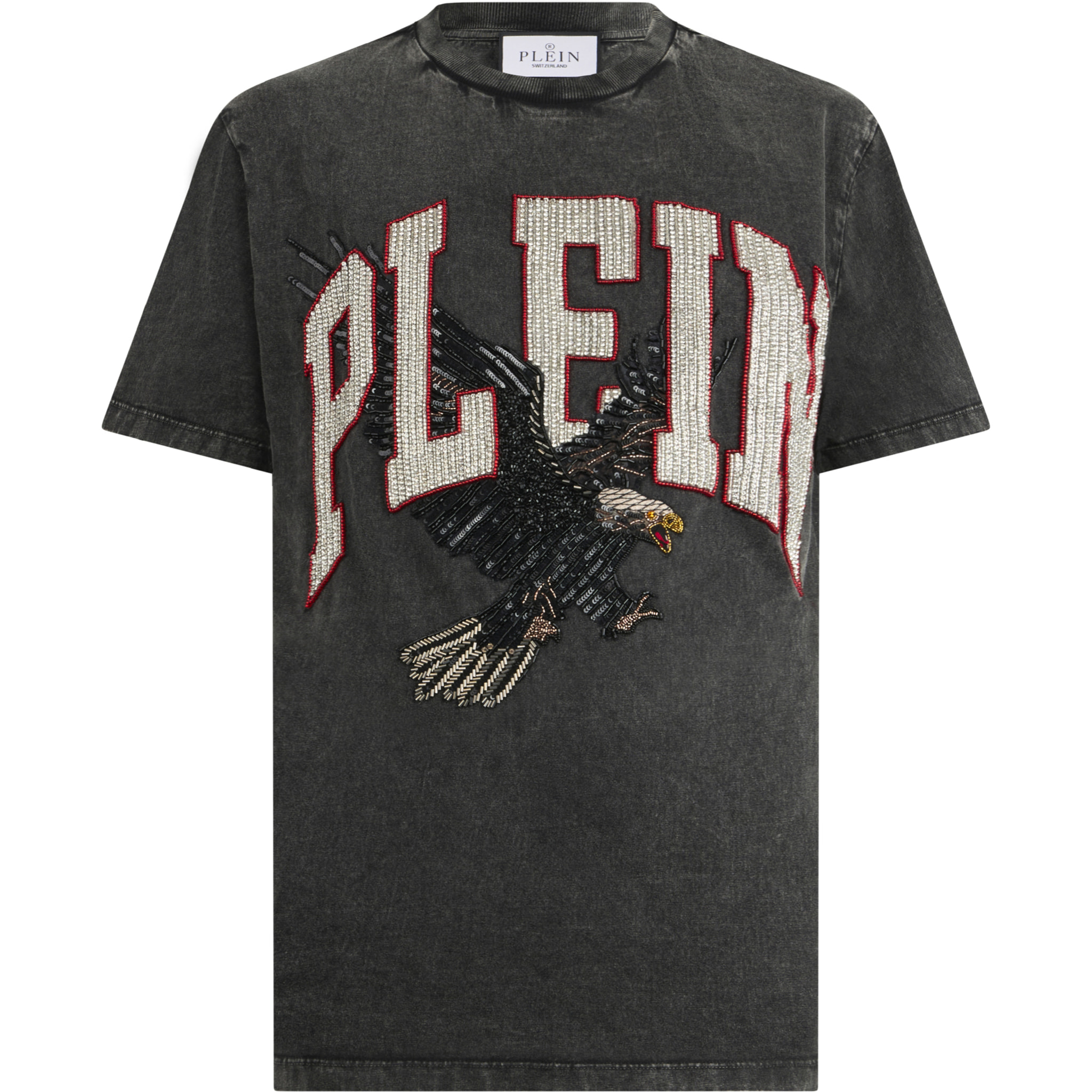PHILIPP PLEIN T-Shirt Round Neck Ss EAGLE