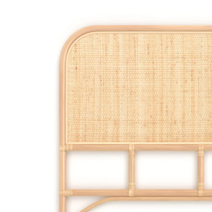 Tête de lit 90 cm en rotin naturel - Grace
