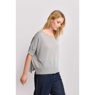 Kocca - Maglia con scollo tondo Donna, Tinta unita, Scollo ampio