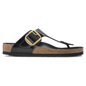 Ciabatte Birkenstock Gizeh Bb Lena High Shine Black Hex Nero