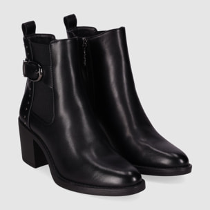 Botines - Negro - Tacón: 5 cm