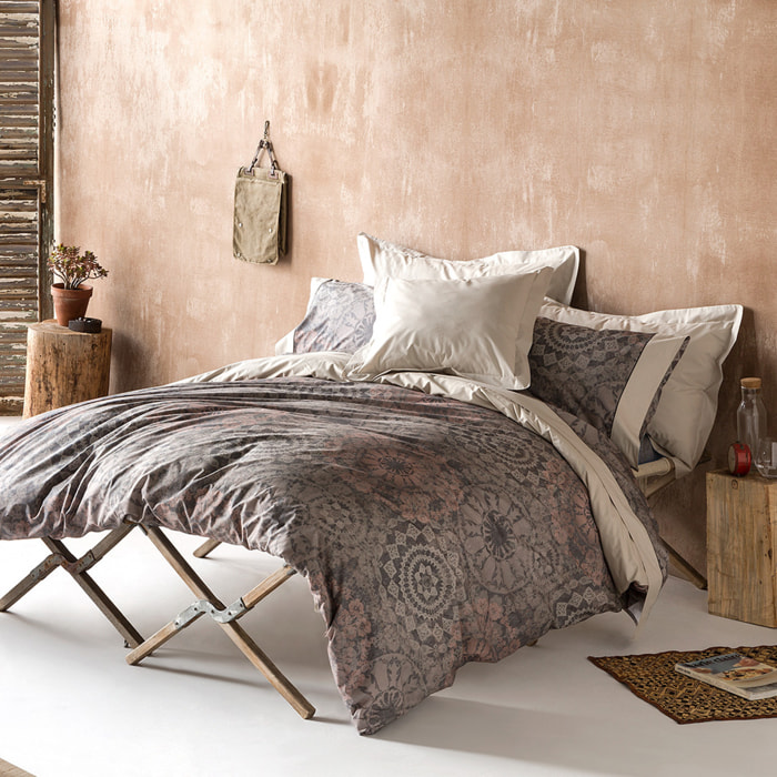 Housse de couette en coton EIDER - beige - vendue seule