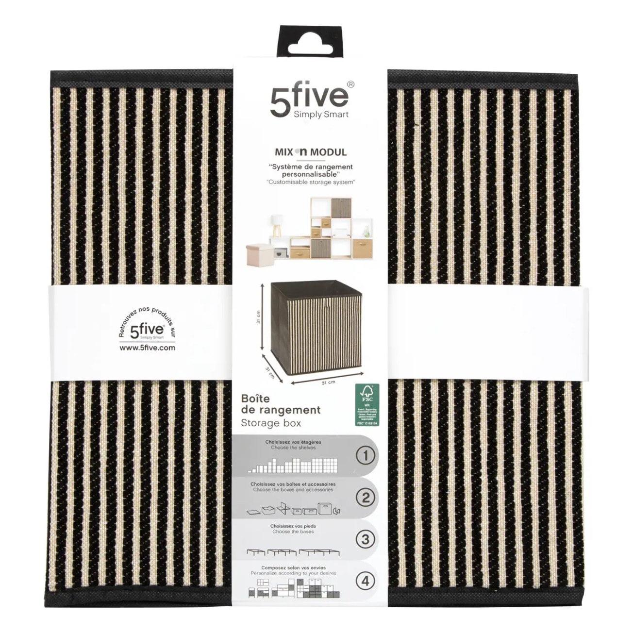 Panier Mix n Modul L31cm noir