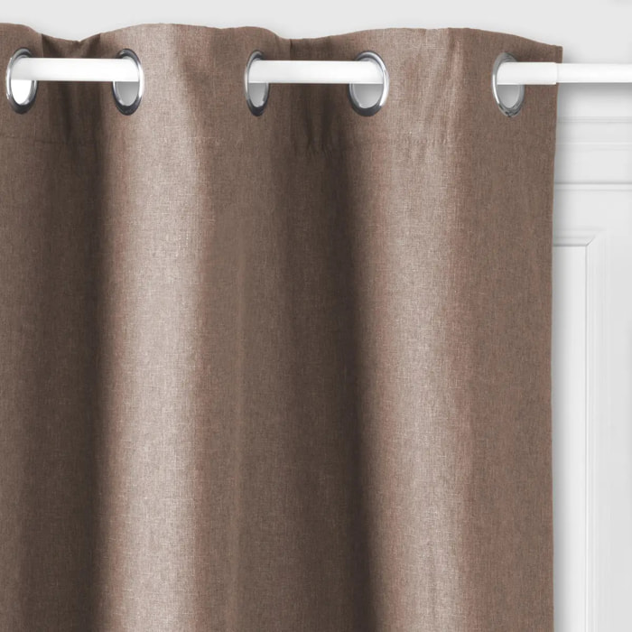 Rideau isolant "Tim" beige 140x260cm
