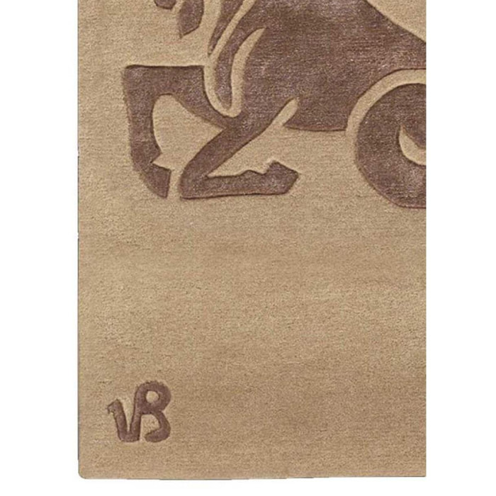 Tapis salon et chambre fait main en laine motif animaux TILA