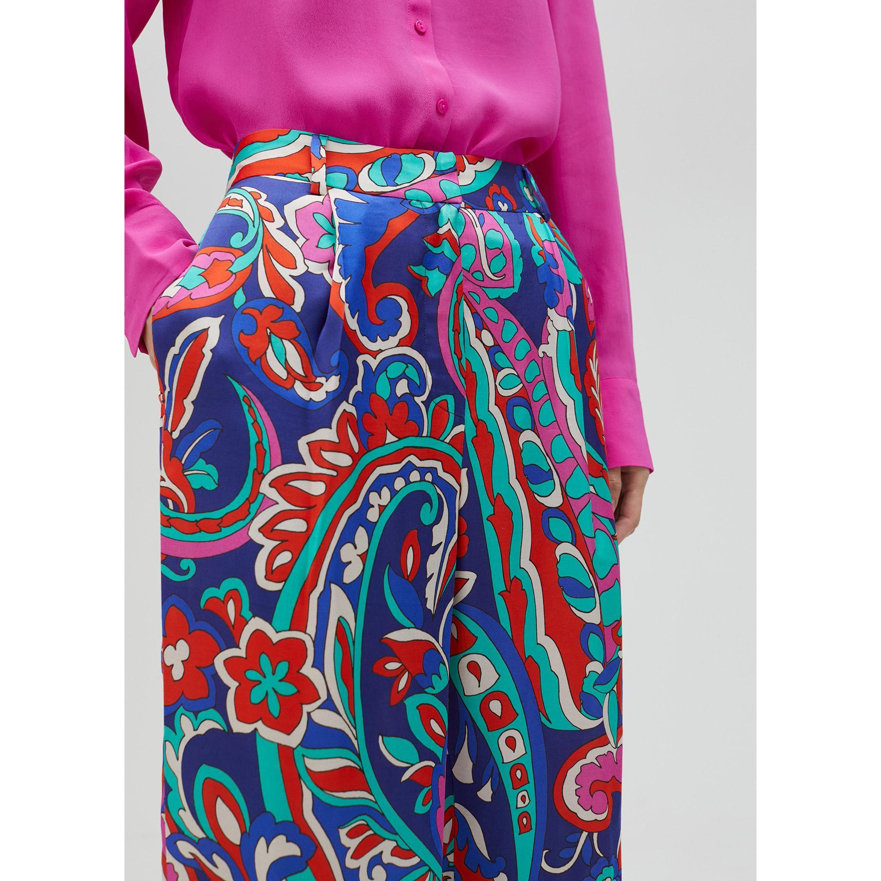 Pantaloni stampa paisley