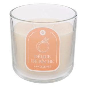 Bougie parfumée " Floa" pêche 350g