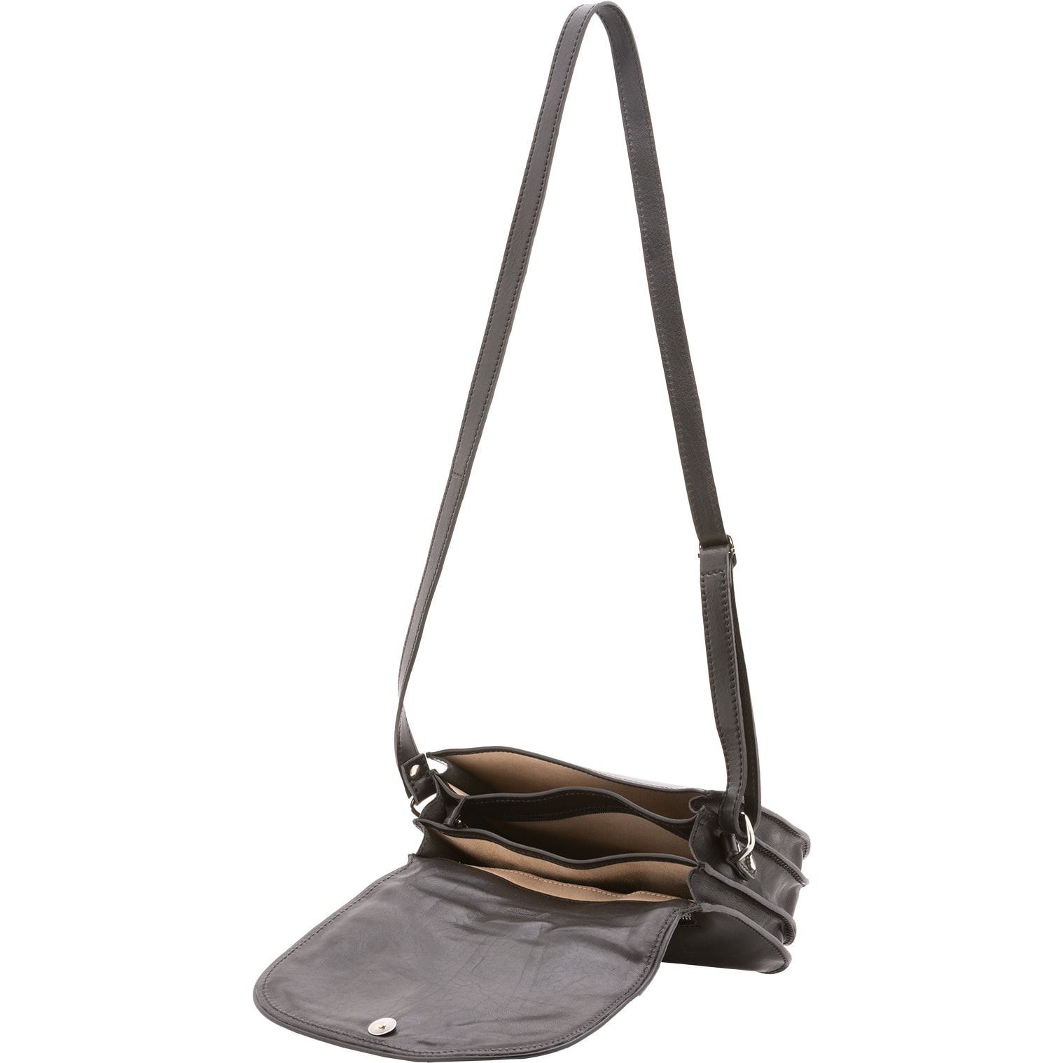 Borsa a tracolla  da donna In Vera pelle Made in Italy 25x23x11 cm