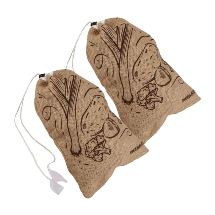 Ensemble de 2 Grands sacs à légumes réemployable Fackelmann Eco Friendly