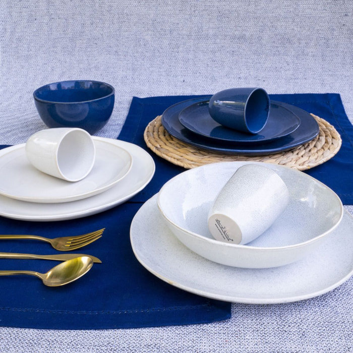 Lot de 6 grandes assiettes, OIA