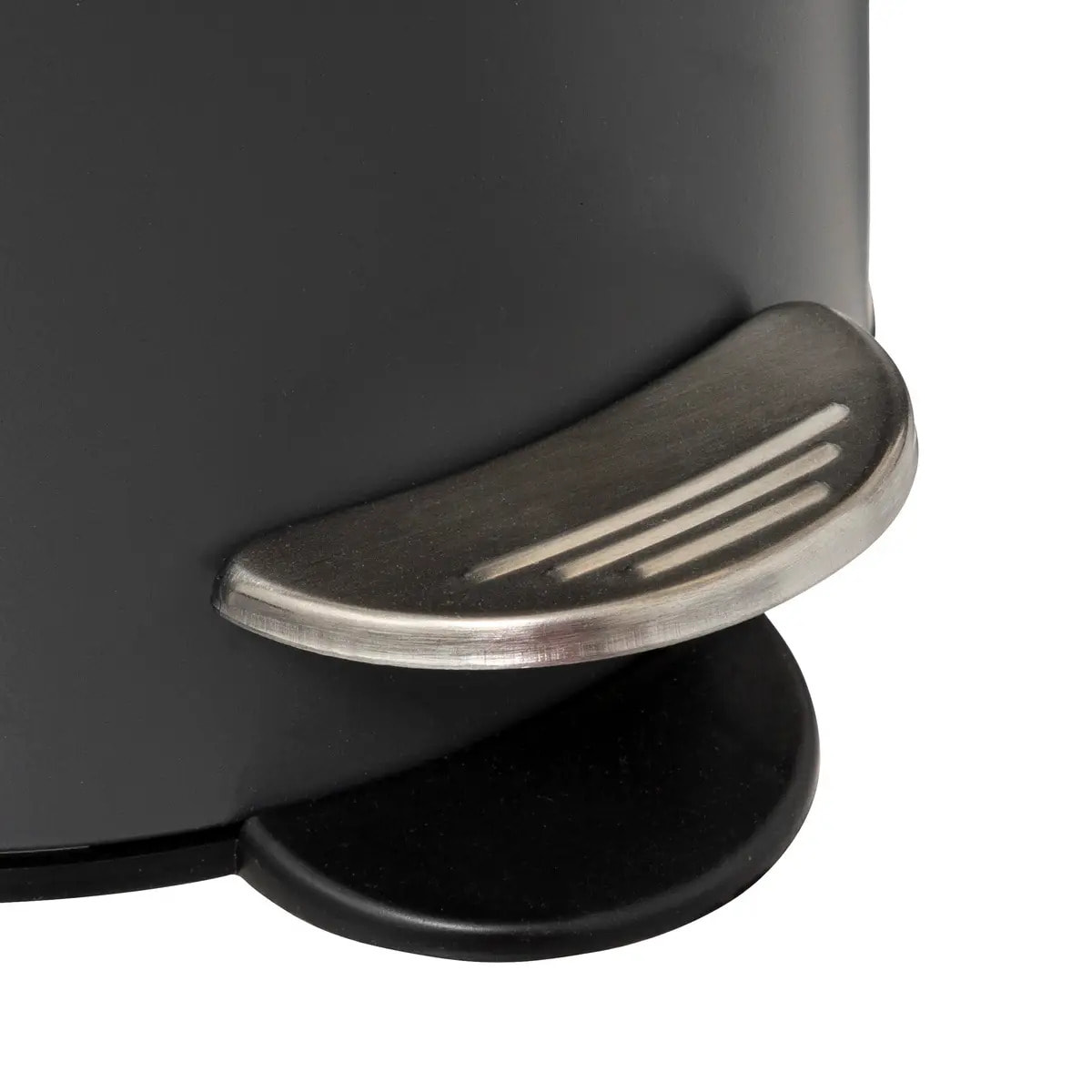 Poubelle soft close 3L "Trio" gris anthracite