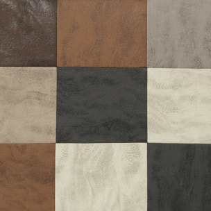 Coffre Banc Pliable Patchwork Pu M2