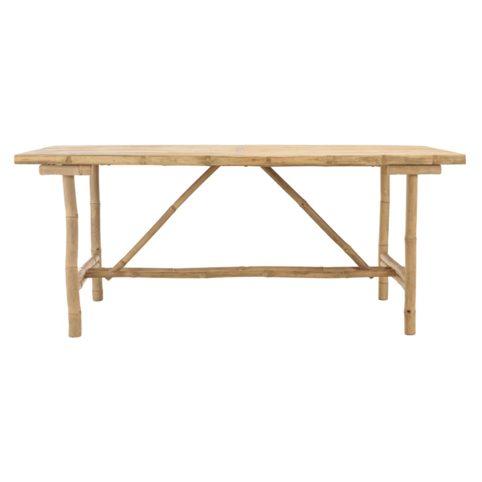 VITAL - Table à manger en bambou 180x80cm