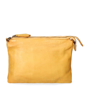 Borsa a tracolla da donna - Modello Lucca - Vera pelle - 26.0 x 19.0 x 3.0 cm