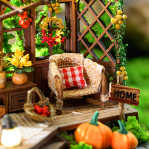 Colección Botellas de Ensueño, Momento Abundante. Maqueta 3D realista con gran detalle y luces led.