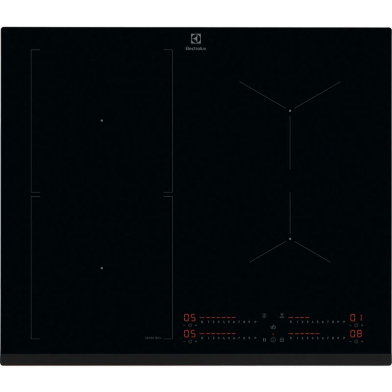 Plaque induction ELECTROLUX EIS62453 - Anti-débordement SenseBoil 4 foyers