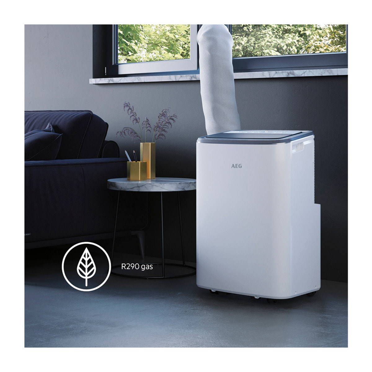 AEG Aire acondicionado portátil ChillFlex Pro de BTU 9000 AXP26U338CW | Reacondicionado