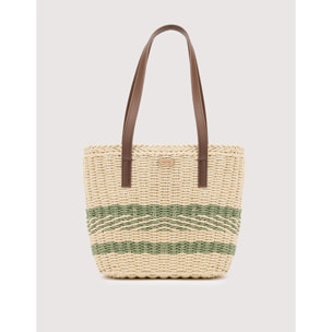 Bolso Capazo Trenzado Natural - Hyla