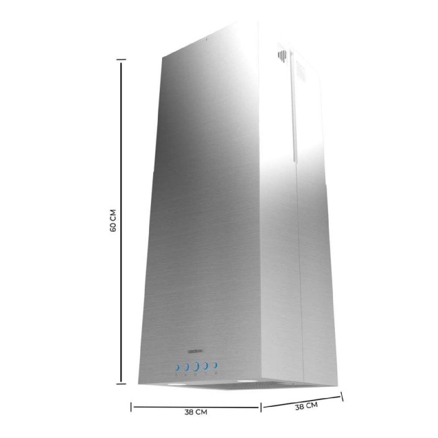 Cecotec Campanas de isla Bolero Flux ICT 388000 Inox A++