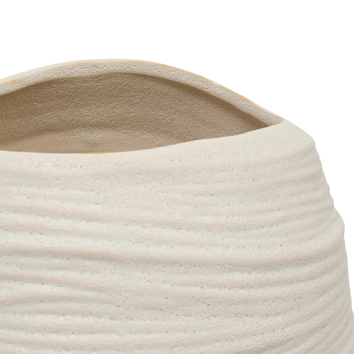 Vase Prudi blanc H31,5cm