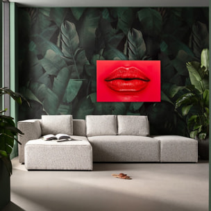 Tableau en verre lèvres 120x80cm Kare Design