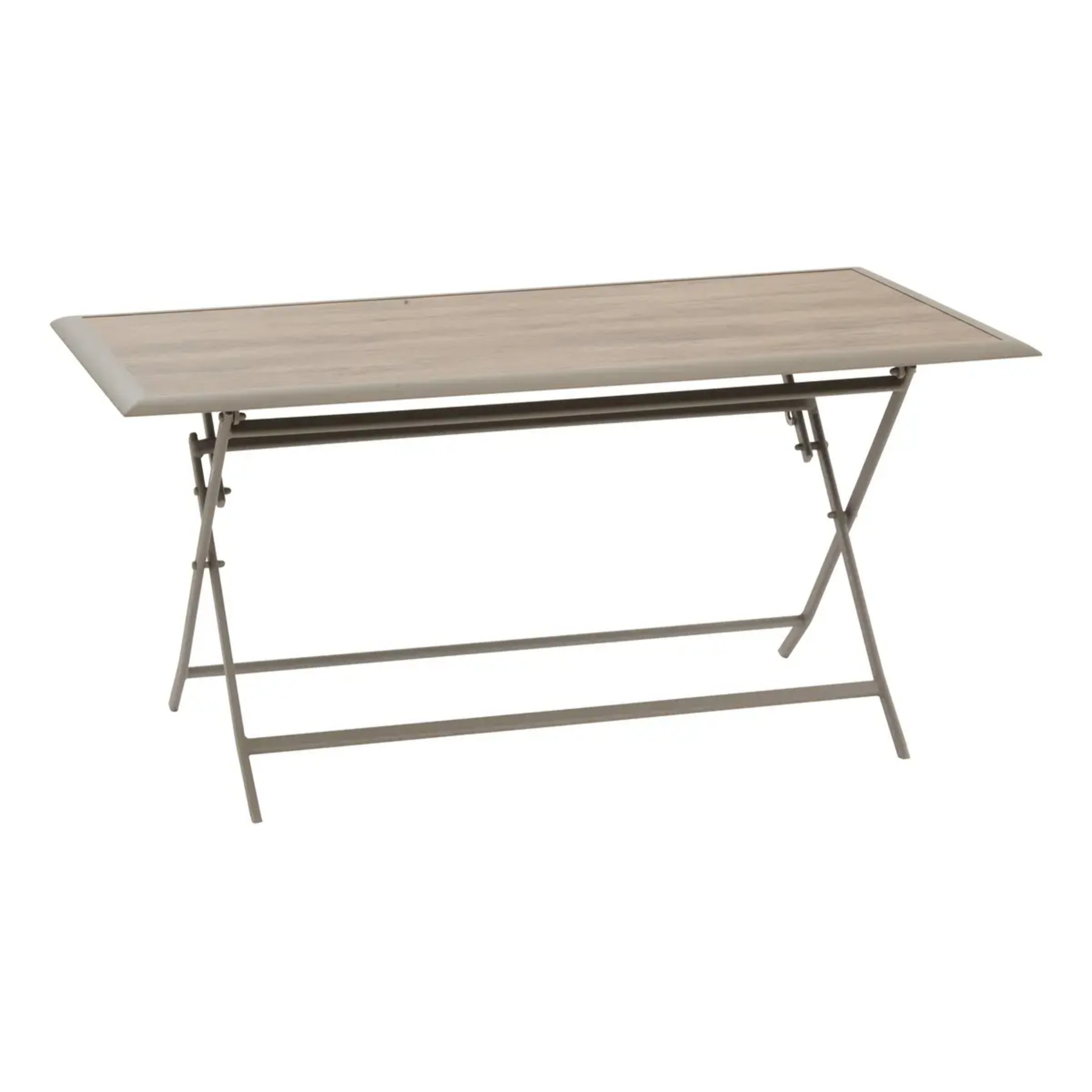 Table de jardin 6 places Azua pliable café 150x80cm