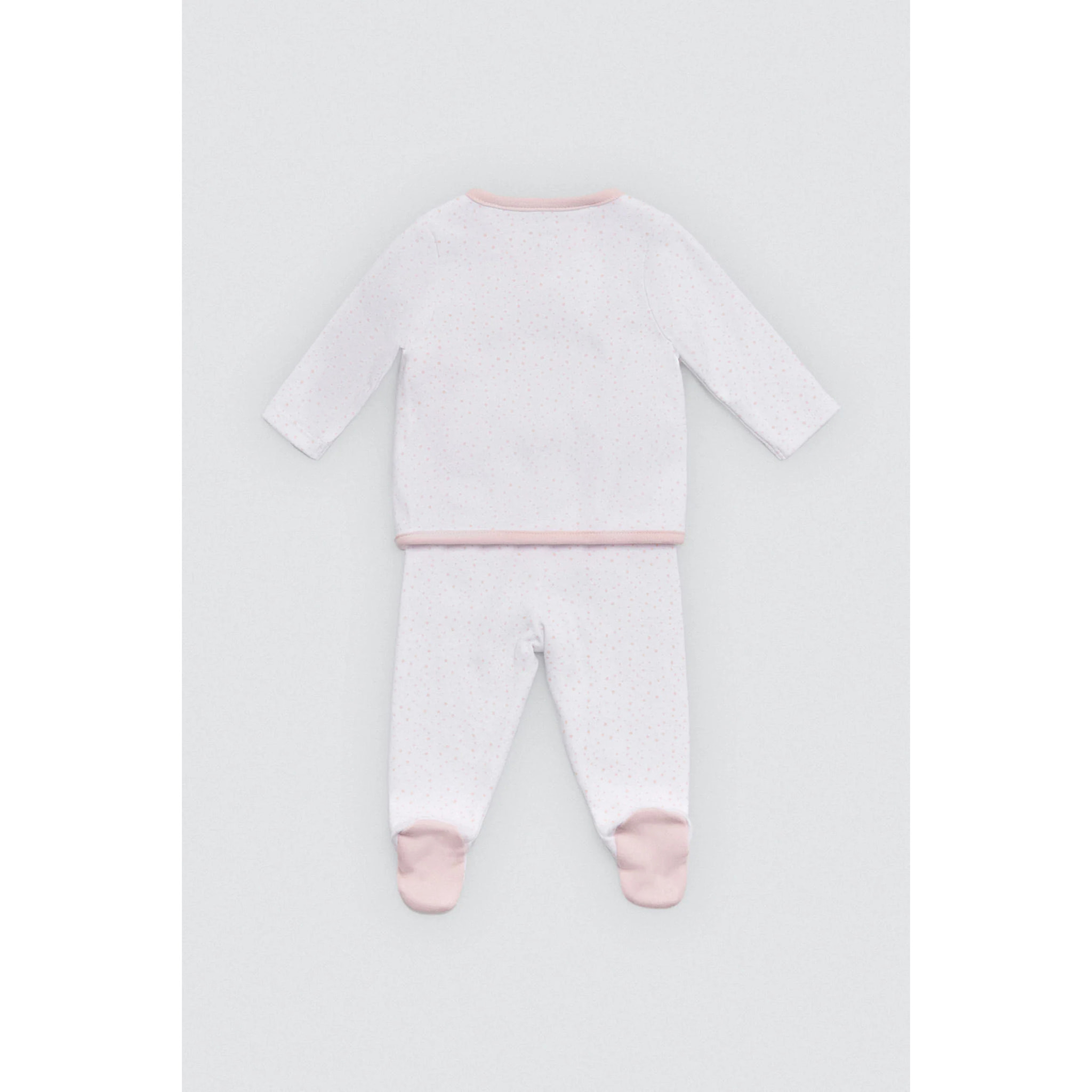Set di primi vestitini rosa per neonato