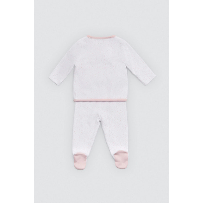 Set di primi vestitini rosa per neonato