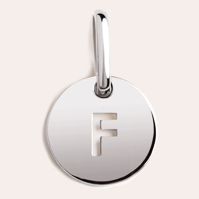 Mini Medallion Letter Plata
