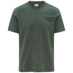 Kappa - Camisetas y tops Hombre Verde - Logo Pocket