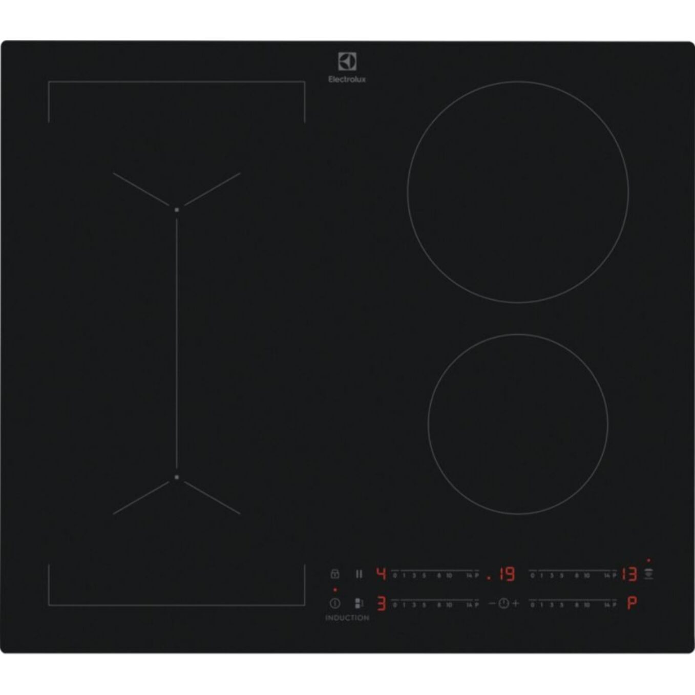 Plaque induction ELECTROLUX EIV63443CT SaphirMatt SE- Anti-rayures et Zone Flex