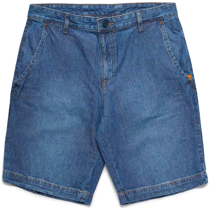 Kappa - Pantaloni Corti Uomo Blu - Chinge