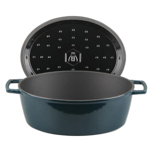 Cocotte ovale 33 cm en fonte émaillée