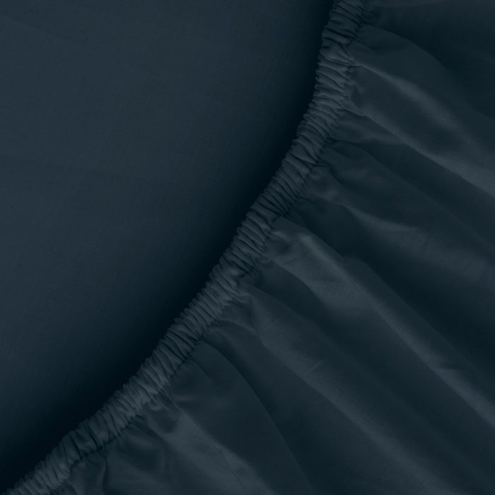 Drap de dessous uni marin